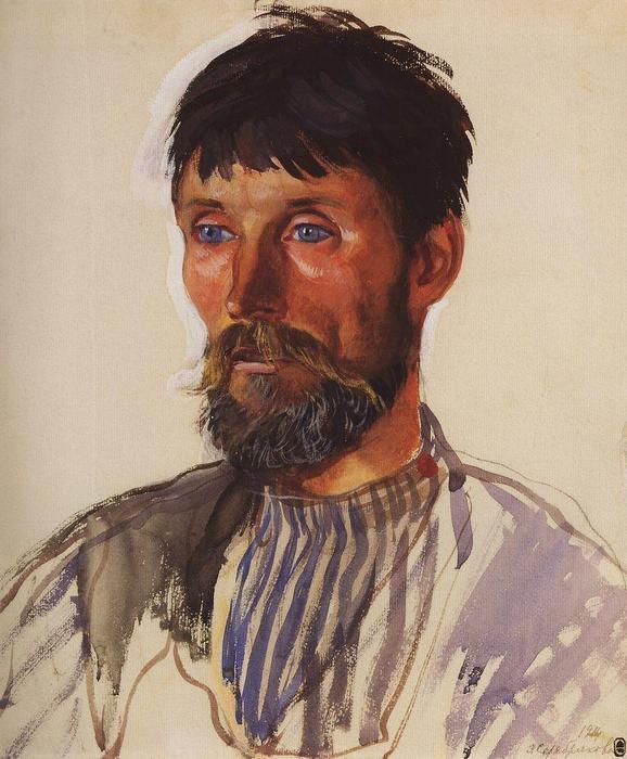 Portrait Of A Peasant I.d. Golubeva — Zinaida Serebriakova