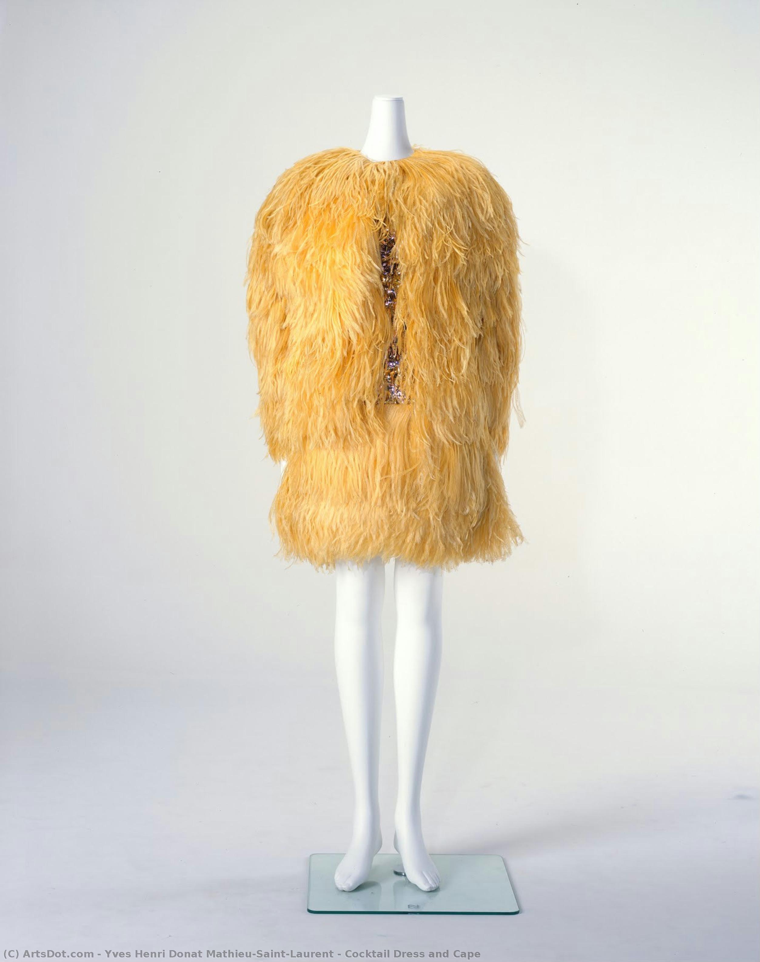 Cocktail Dress And Cape — Yves Saint Laurent