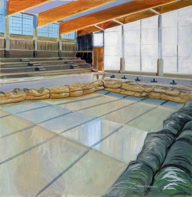 Interior View Of The New Pool Nearing Completion — Colin David Tidbury