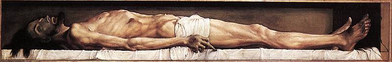 Body Of The Dead Christ In The Tomb — Hans Holbein Der Jüngere