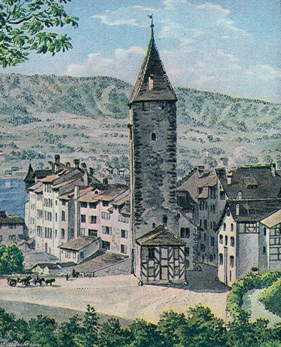 Das Oberdorftor In Zurich — Heinrich Keller