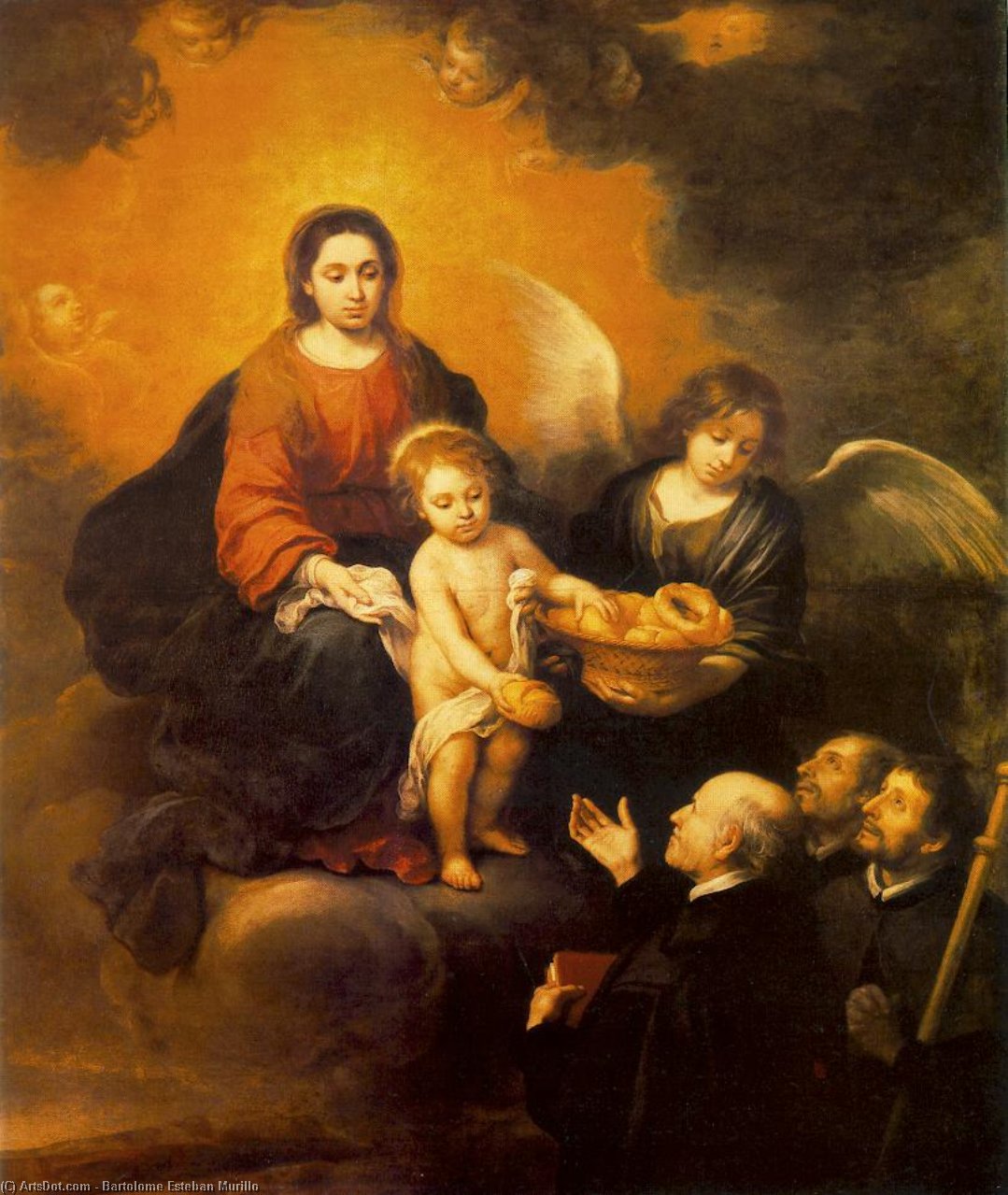 The Infant Jesus Distributing Bread To Pilgrims — Bartolomé Esteban Murillo