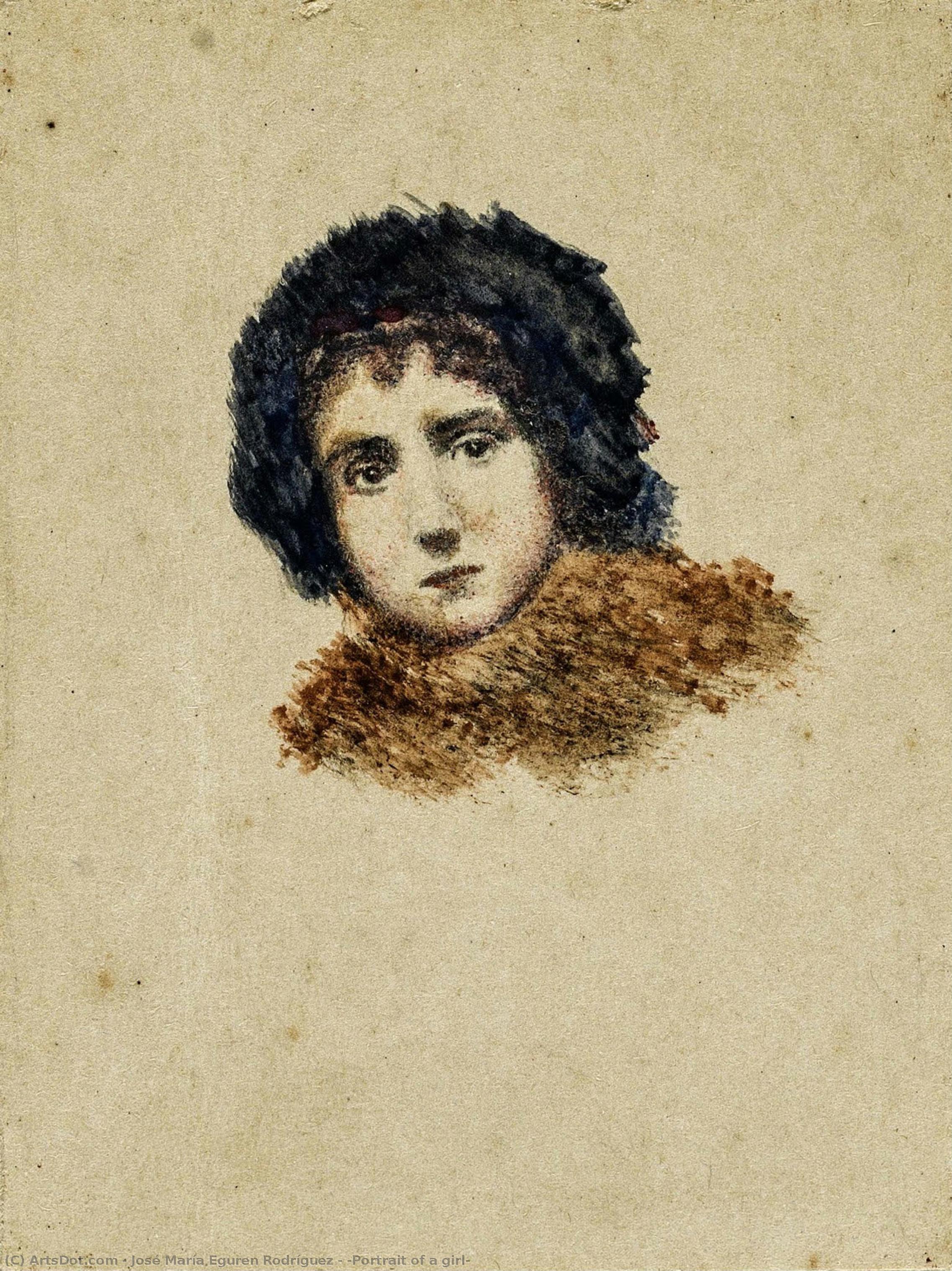 [portrait Of A Girl] — José María Eguren Rodríguez