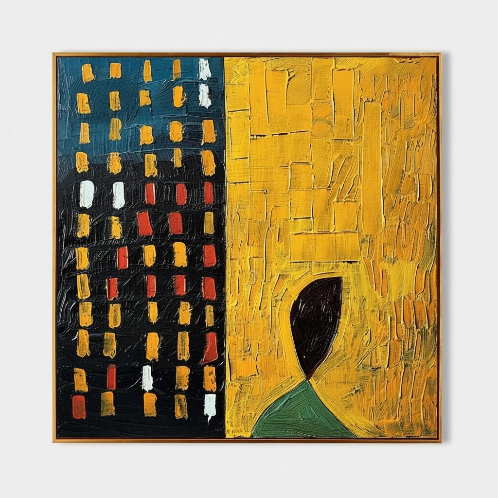 Golden Monolith: A Singular Study Of Rhythmic Geometry And Primordial Texture — Laurent Fabre