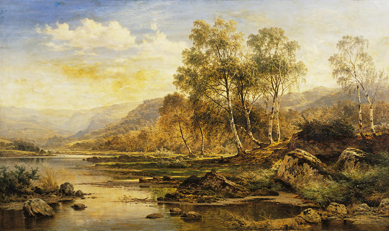 The Valley Of The Llugwy — R.a Benjamin Williams Leader