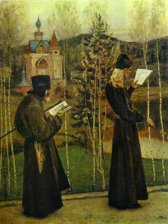 On The Eve Of Annunciation Feast — Mikhail Nesterov