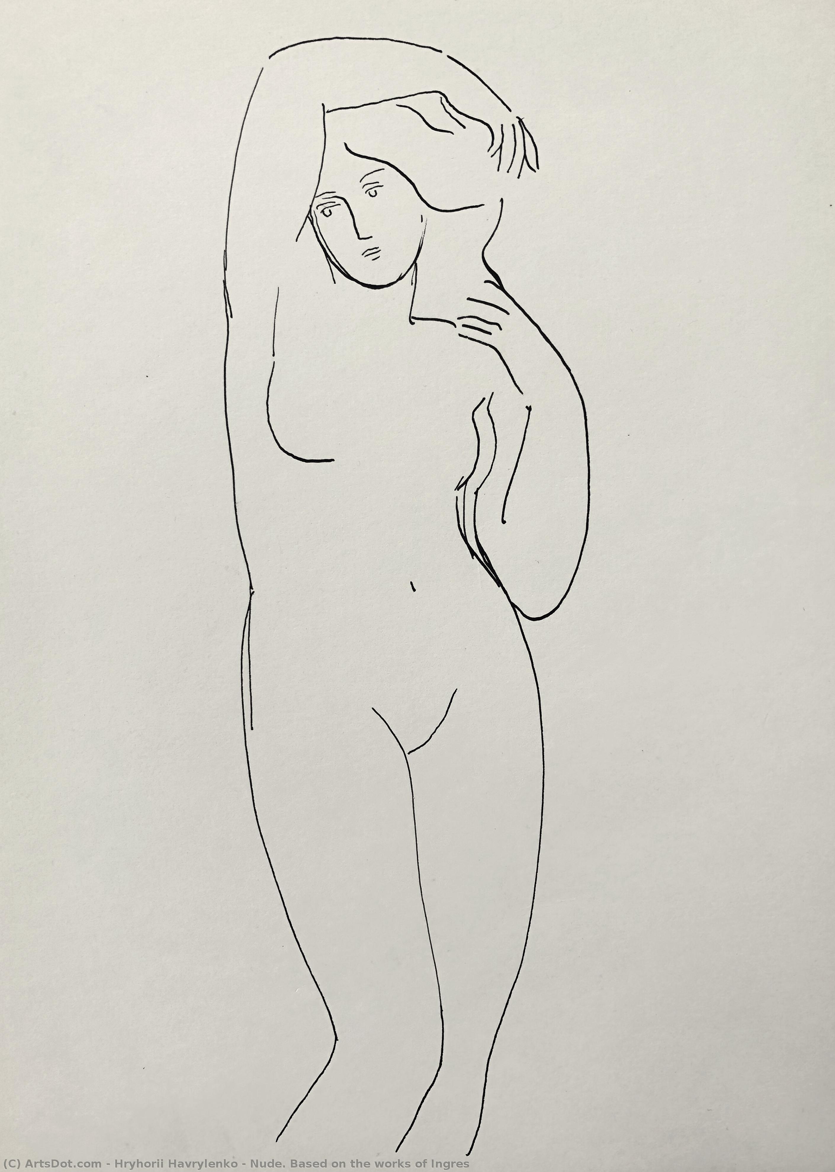Nude. Based On The Works Of Ingres — Hryhorii Havrylenko