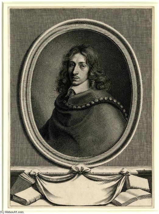 Portrait Of John Evelyn — Robert Nanteuil