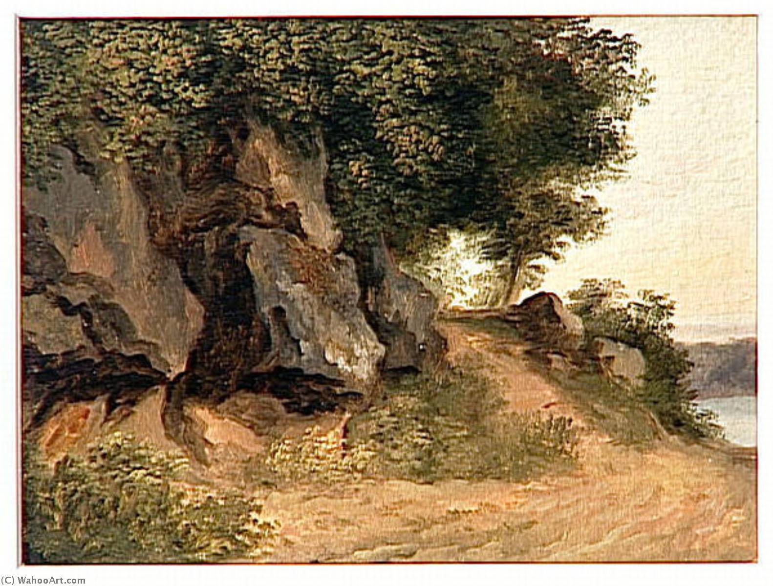 Chemin Rocheux Pres De Nemi — Pierre Henri Valenciennes