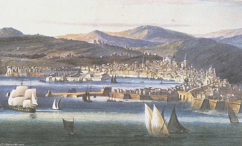 Veduta Di Genova — Ambroise Louis Garneray