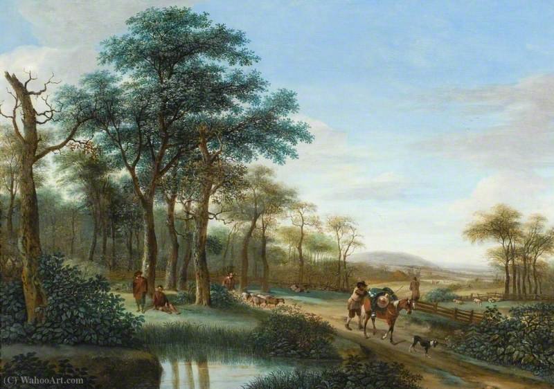 Scene At The Edge Of A Wood — Pieter Jansz Van Asch