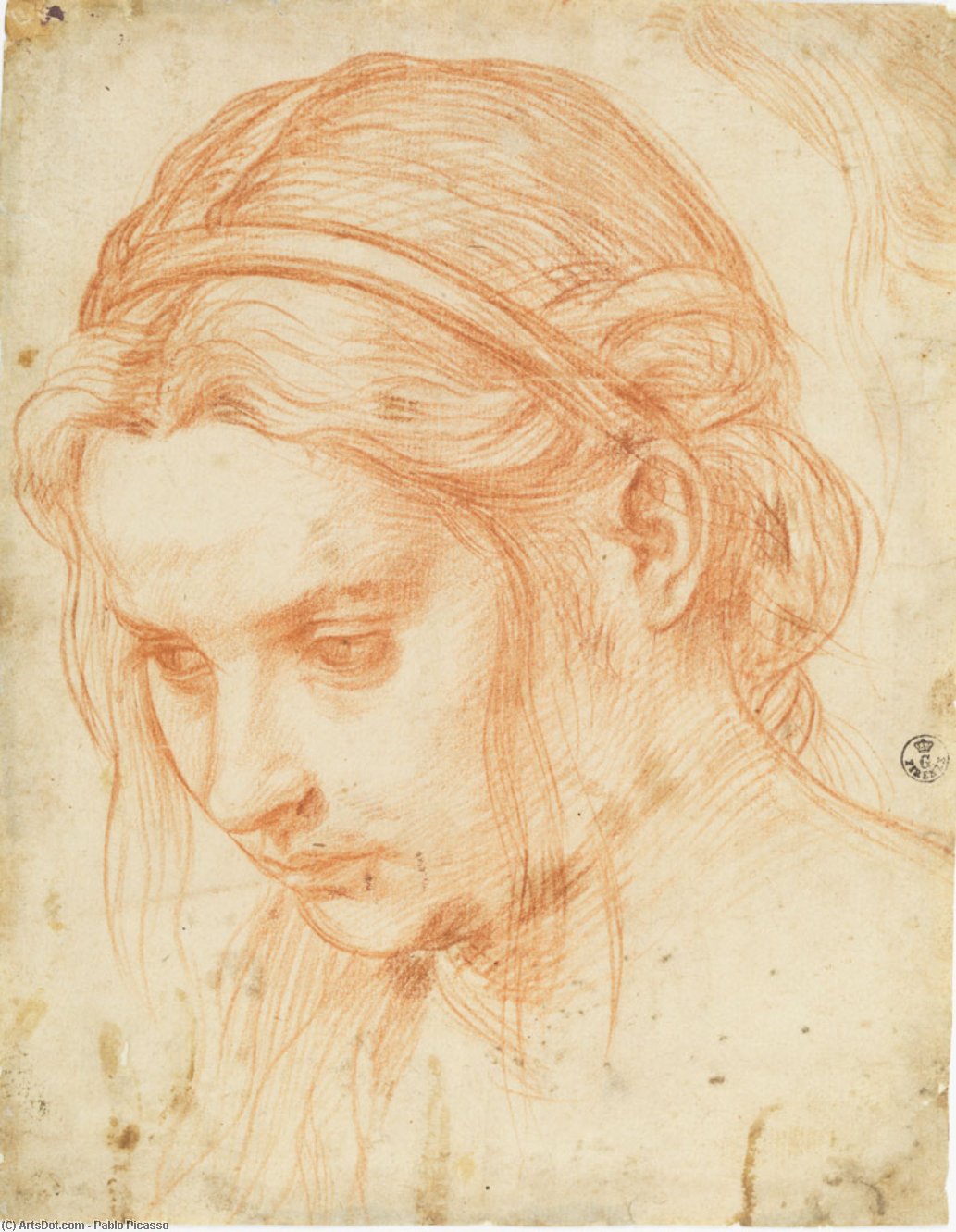 Caricatura De Renée Peron — Pablo Picasso