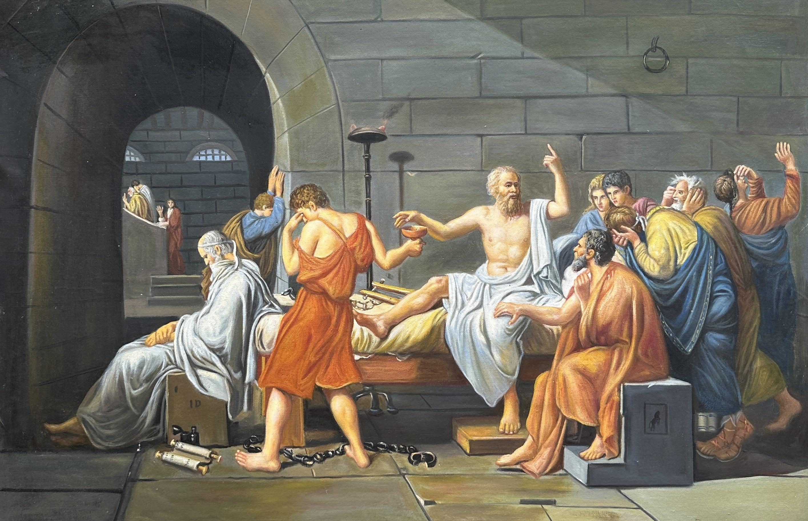 The Death Of Socrates - Jacques-louis David — Žak-lui David