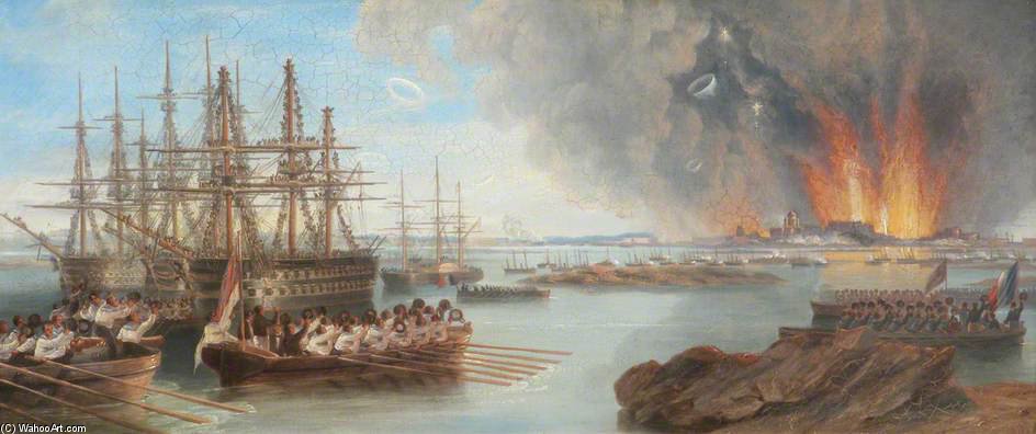 The Bombardment Of Sebastopol — John Wilson Carmichael