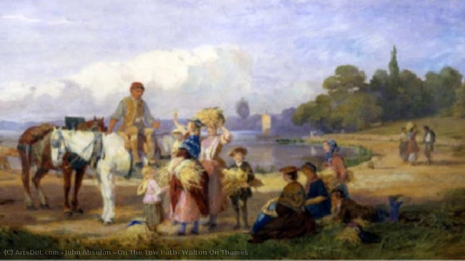 On The Tow Path, Walton On Thames — Джон Абсолон