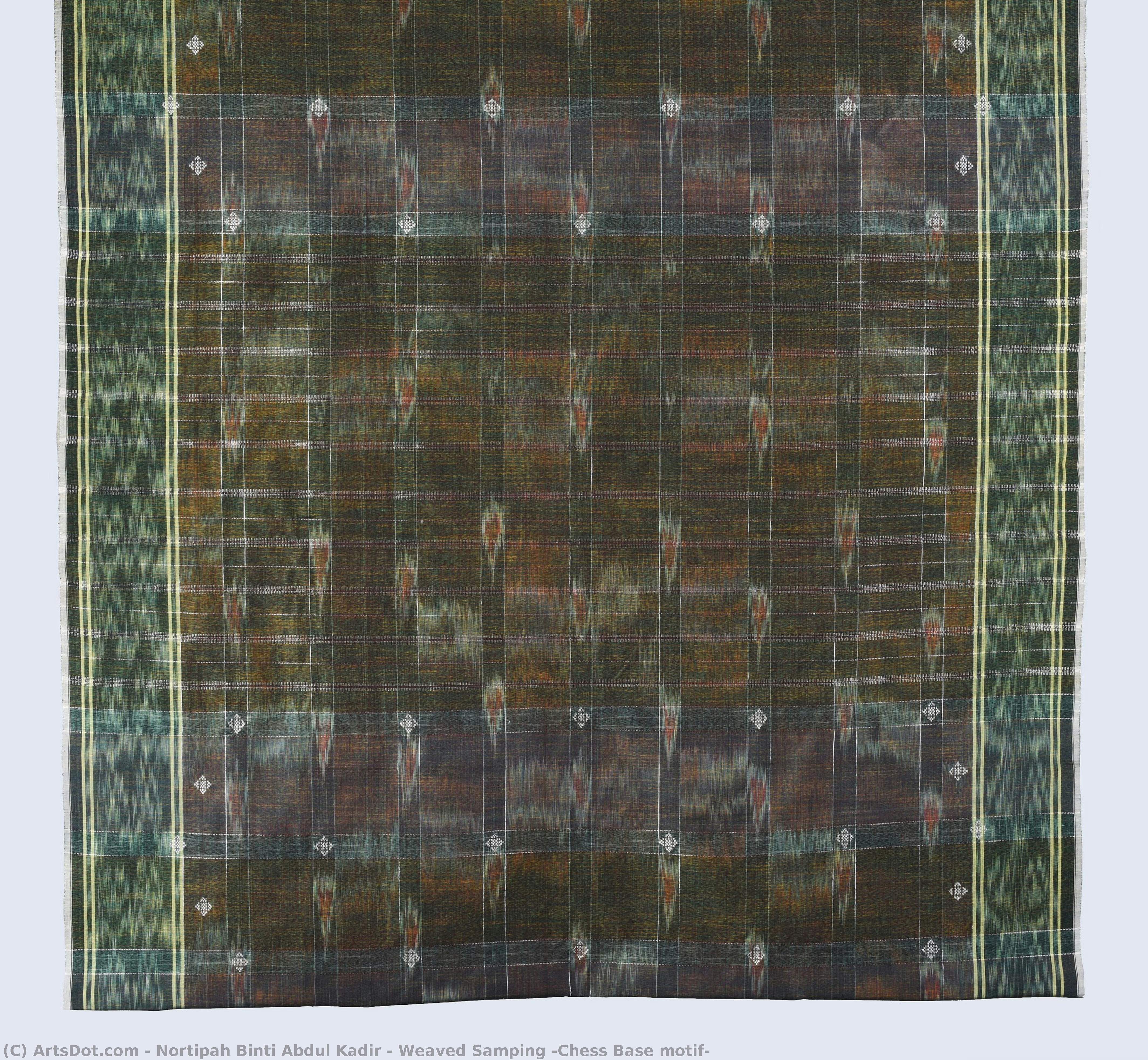Weaved Samping (chess Base Motif) — Nortipah Binti Abdul Kadir