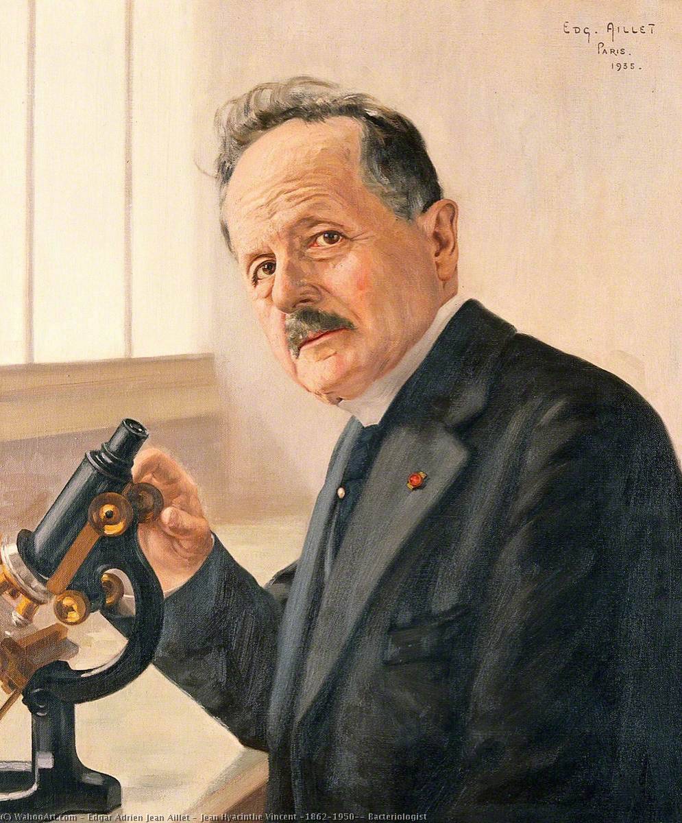 Jean Hyacinthe Vincent (1862–1950), Bacteriologist — Edgar Adrien Jean Aillet