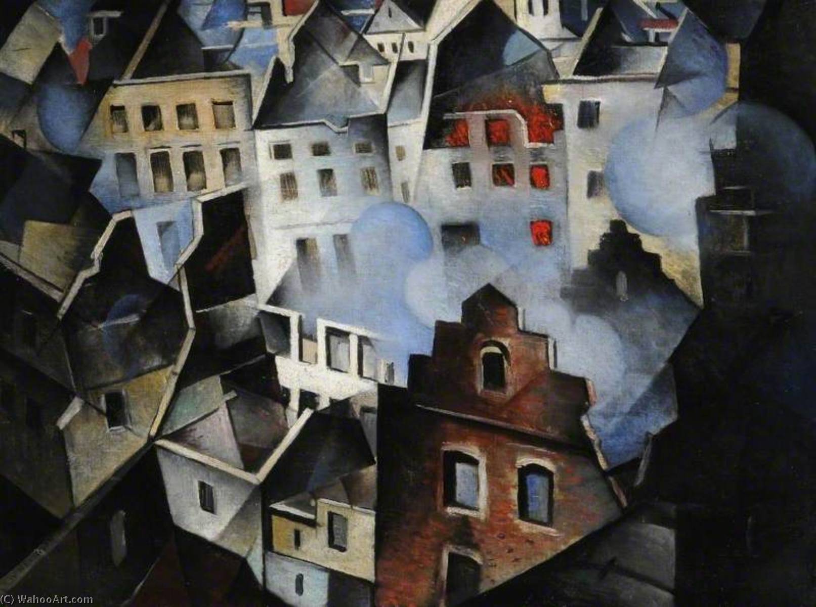 Ypres After The First Bombardment — Christopher Richard Wynne Nevinson