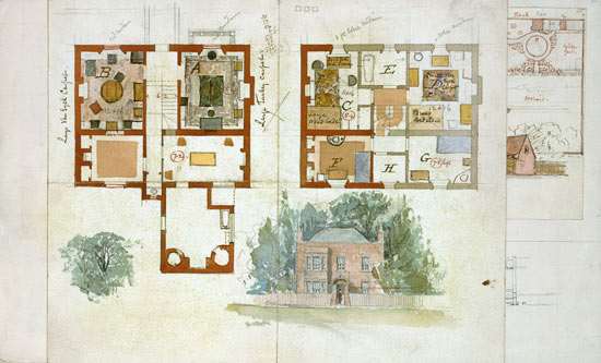 Proposed Design For A House — Эдуард Уильям Годвин