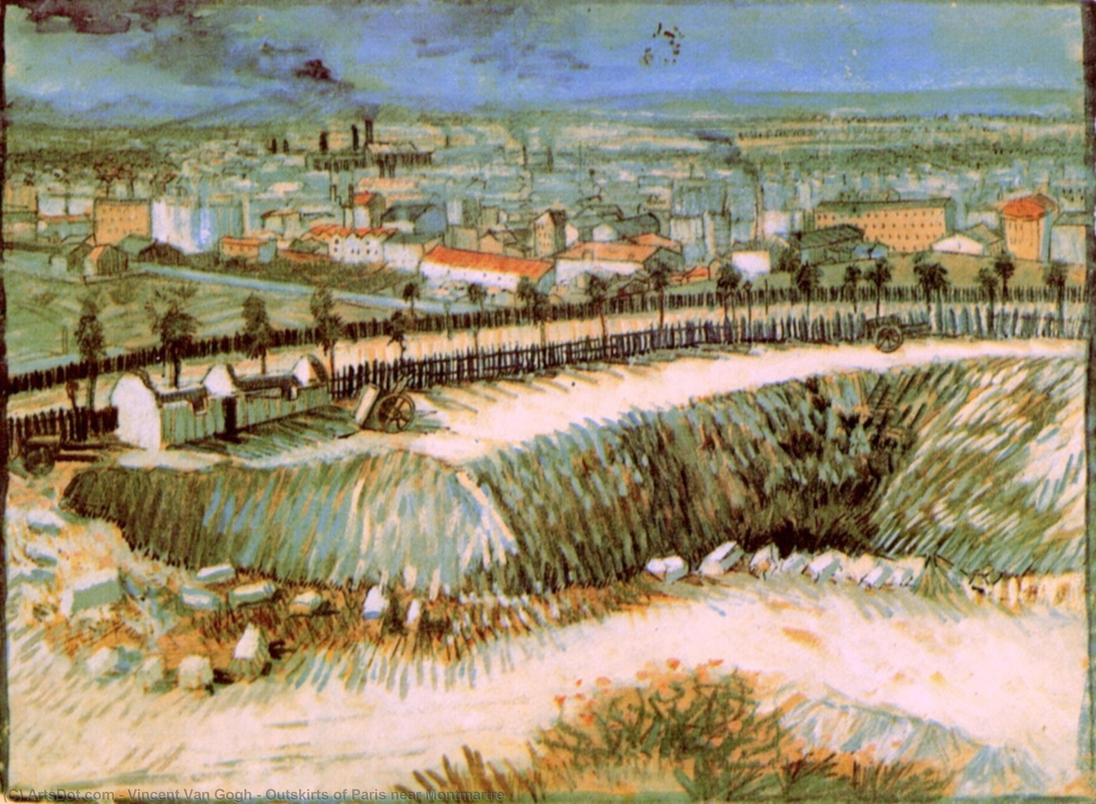 Afueras De París Cerca De Montmartre — Vincent Willem Van Gogh
