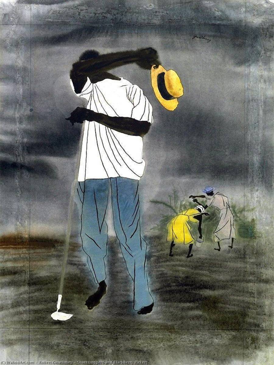 Sharecroppers And Blackberry Pickers — Robert Gwathmey