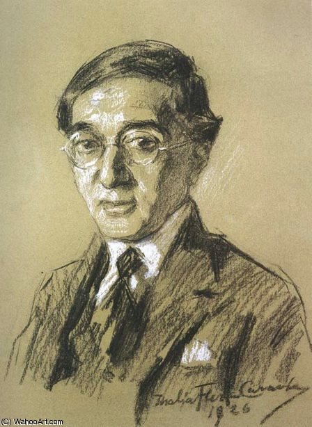 Portrait Of Poet K.p. Cavafy — Thalia Flora Karavia