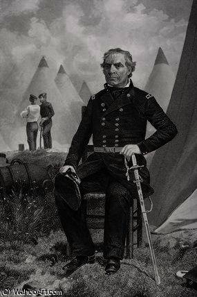 Portrait Of Zachary Taylor — Alonzo Chappel