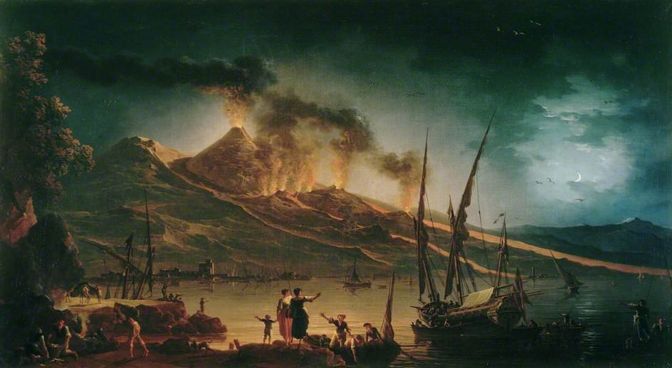 Vesuvius Erupting — Charles Francois Lacroix De Marseille