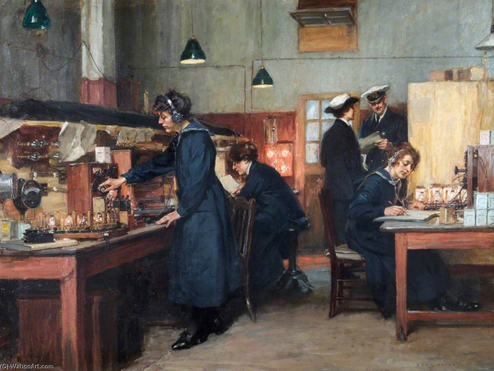 Valve Testing The Signal School, Royal Navy Barracks, Portsmouth — Arthur David Mccormick