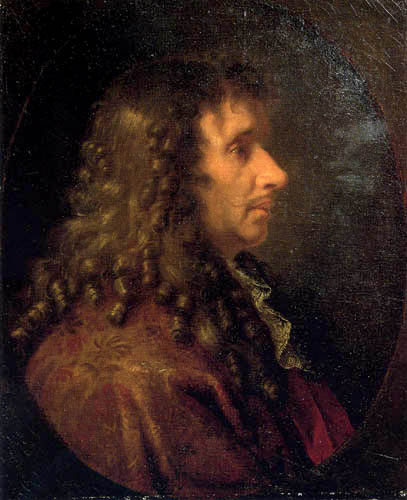 Portrait Of The Poet Molière — Charles Le Brun