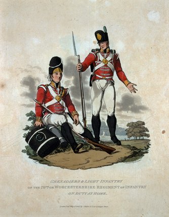 Grenadiers And Light Infantry Of The - (29th) — Charles Hamilton Smith