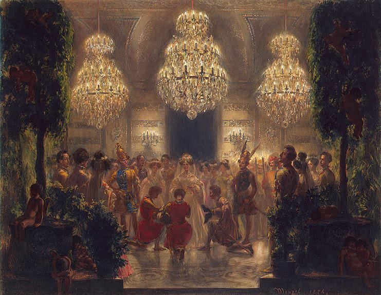 Presentation Of Rewards To The Participants Of The Festival. 1829 — Adolph Von Menzel