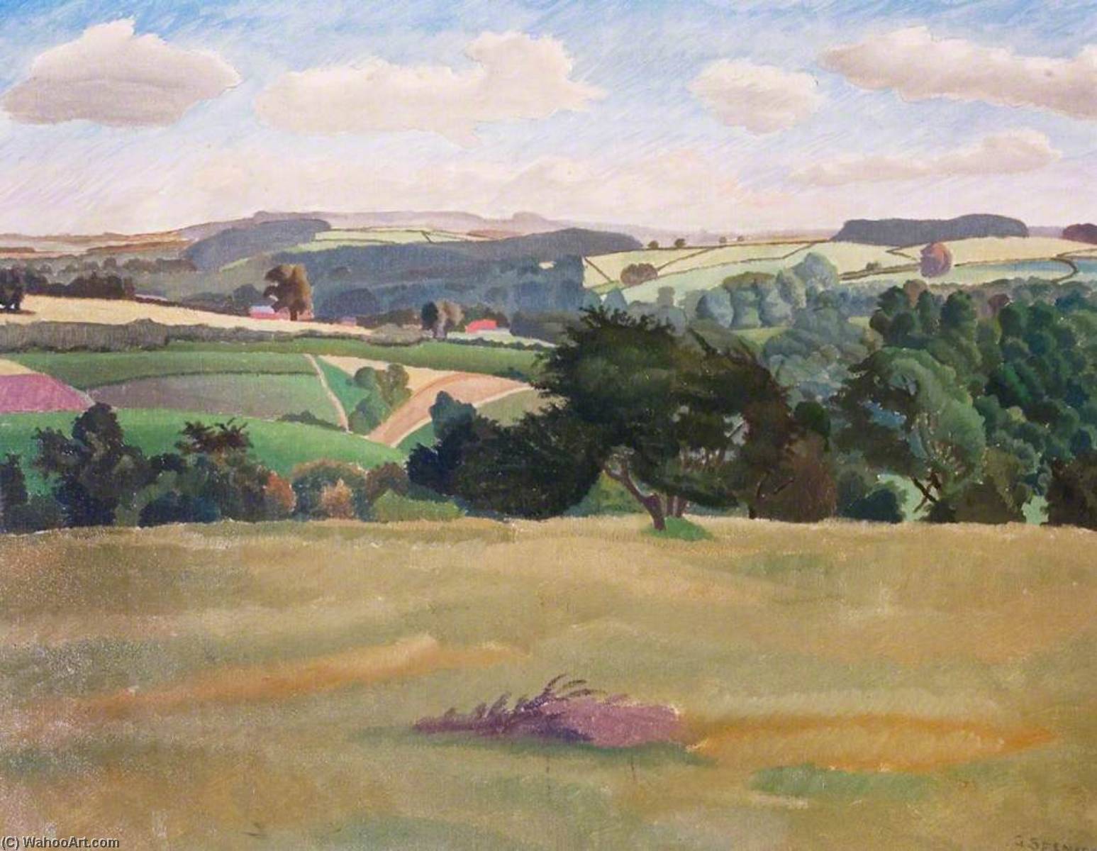 Oxfordshire Landscape — Gilbert Spencer