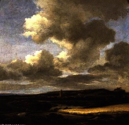 Landscape With Cornfield — Jacob Van Ruisdael