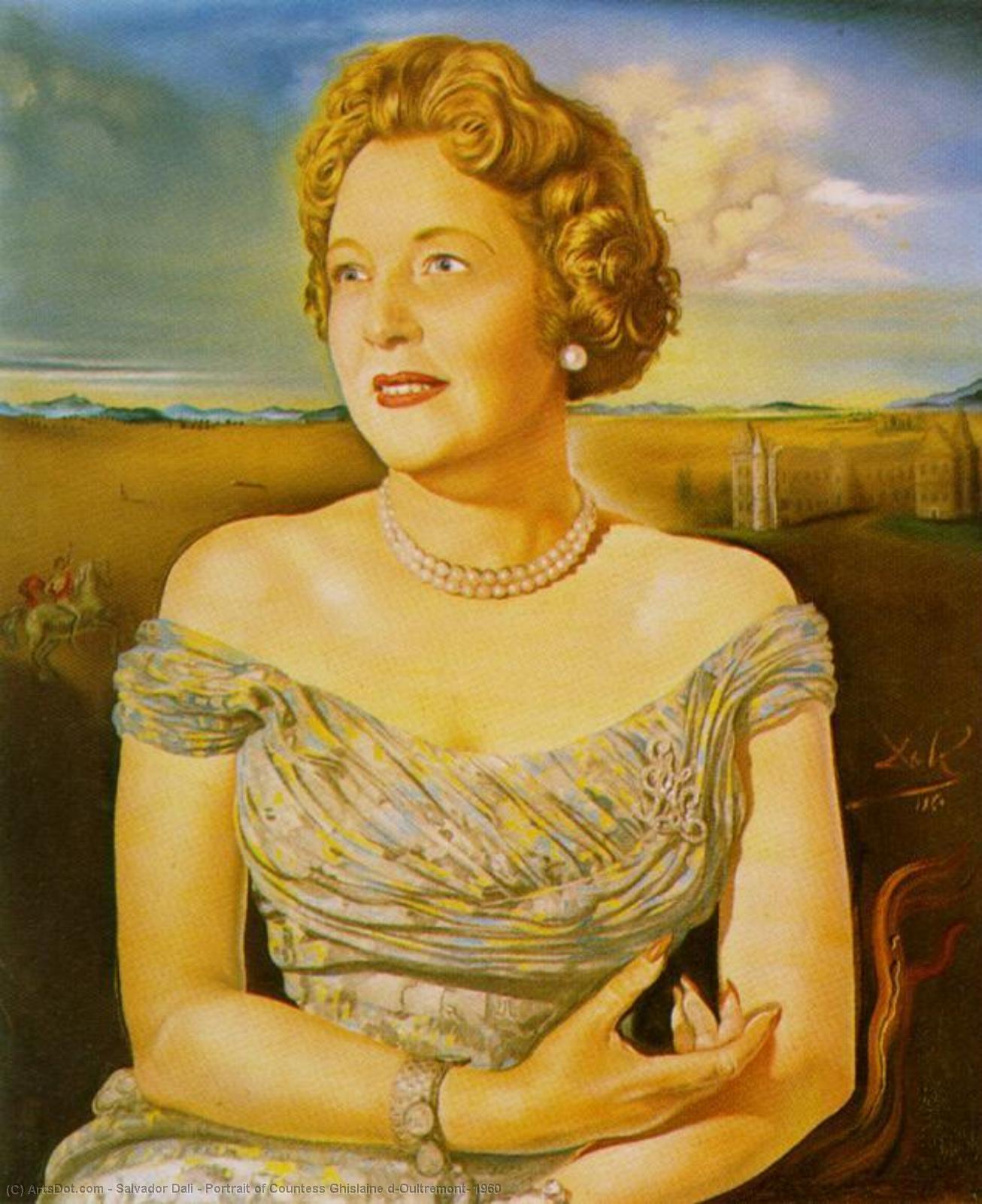 Retrato De La Condesa Ghislaine D'oultremont — Salvador Dalí
