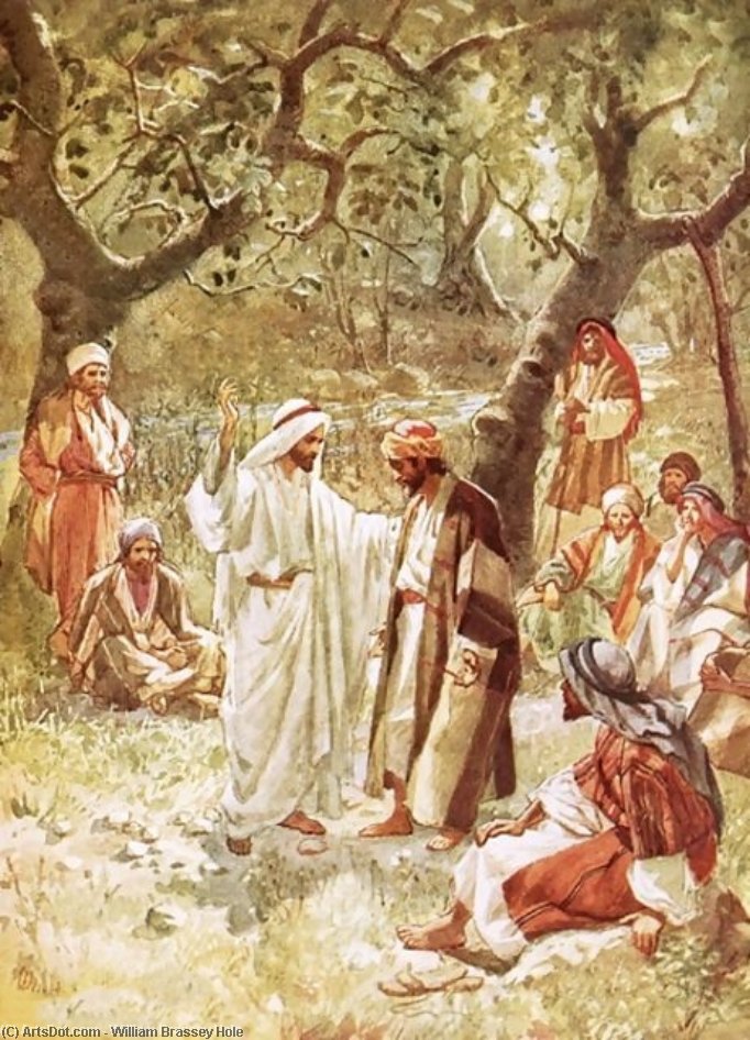 Jesus Asking His Disciples Whom The People Say He Is — William Brassey Hole