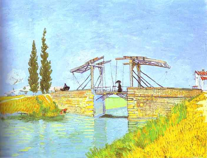 Pont-levis Et Dame Au Parasol — Vincent Willem Van Gogh