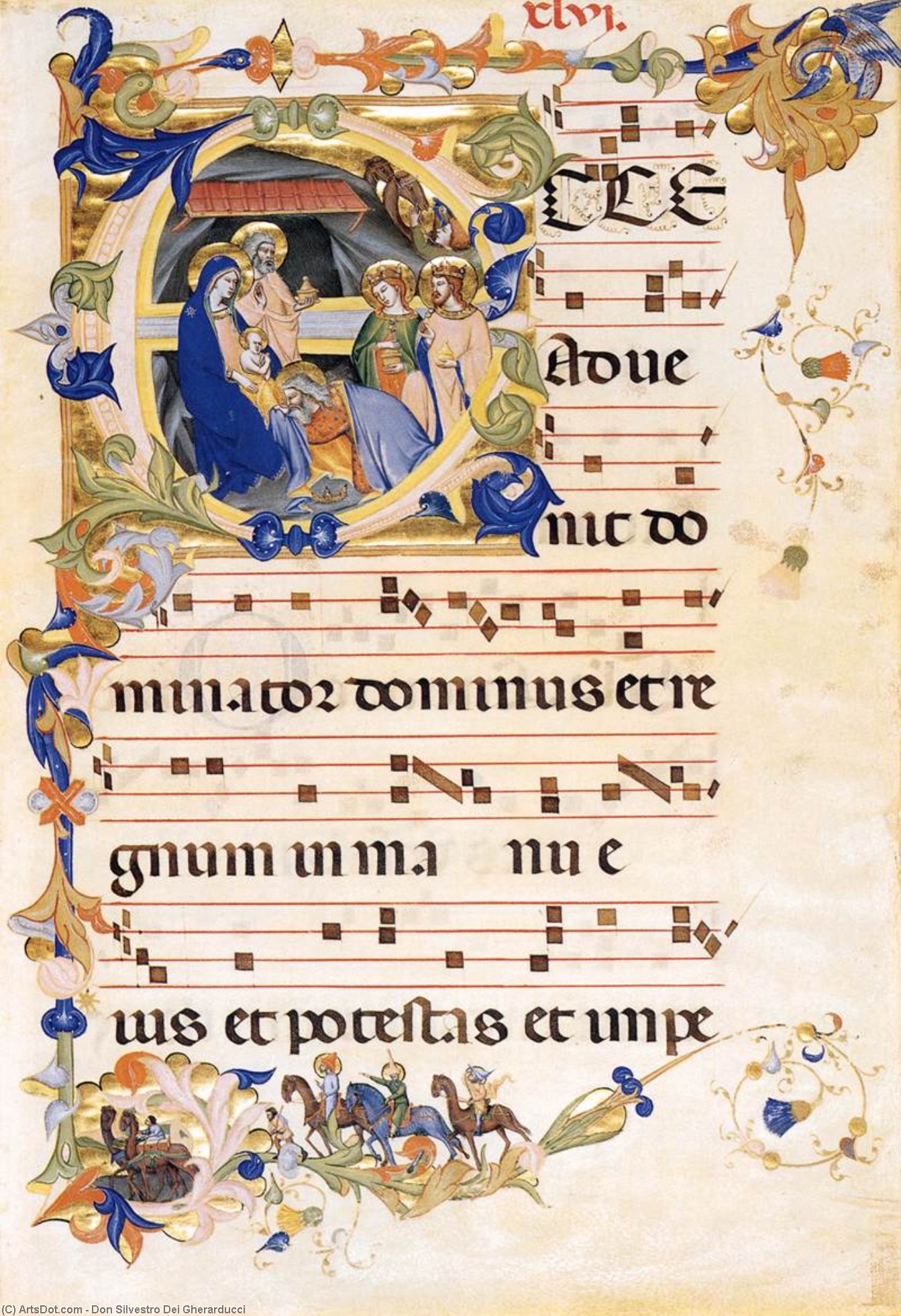 Gradual 1 For San Michele A Murano (folio 46) — ドン・シルヴェストロ・デイ・ゲラルドゥッチ