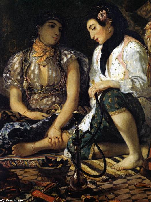 The Women Of Algiers (detail) — Eugène Delacroix