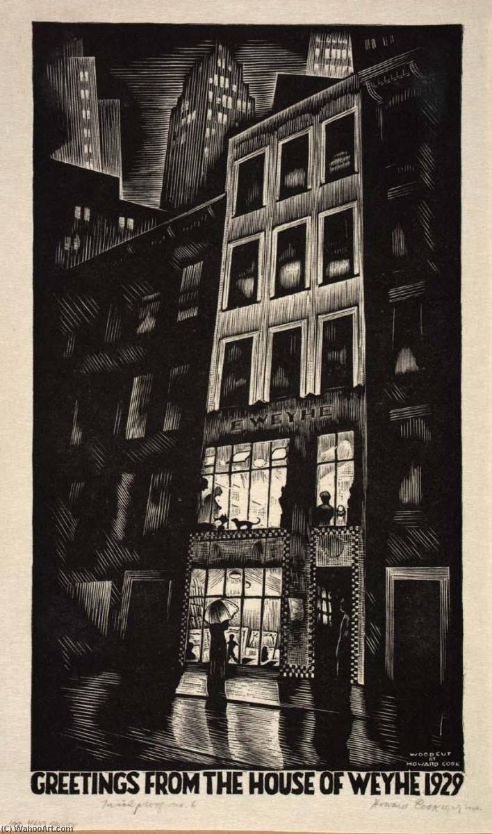 Greetings From The House Of Weyhe 1929 — Howard Cook