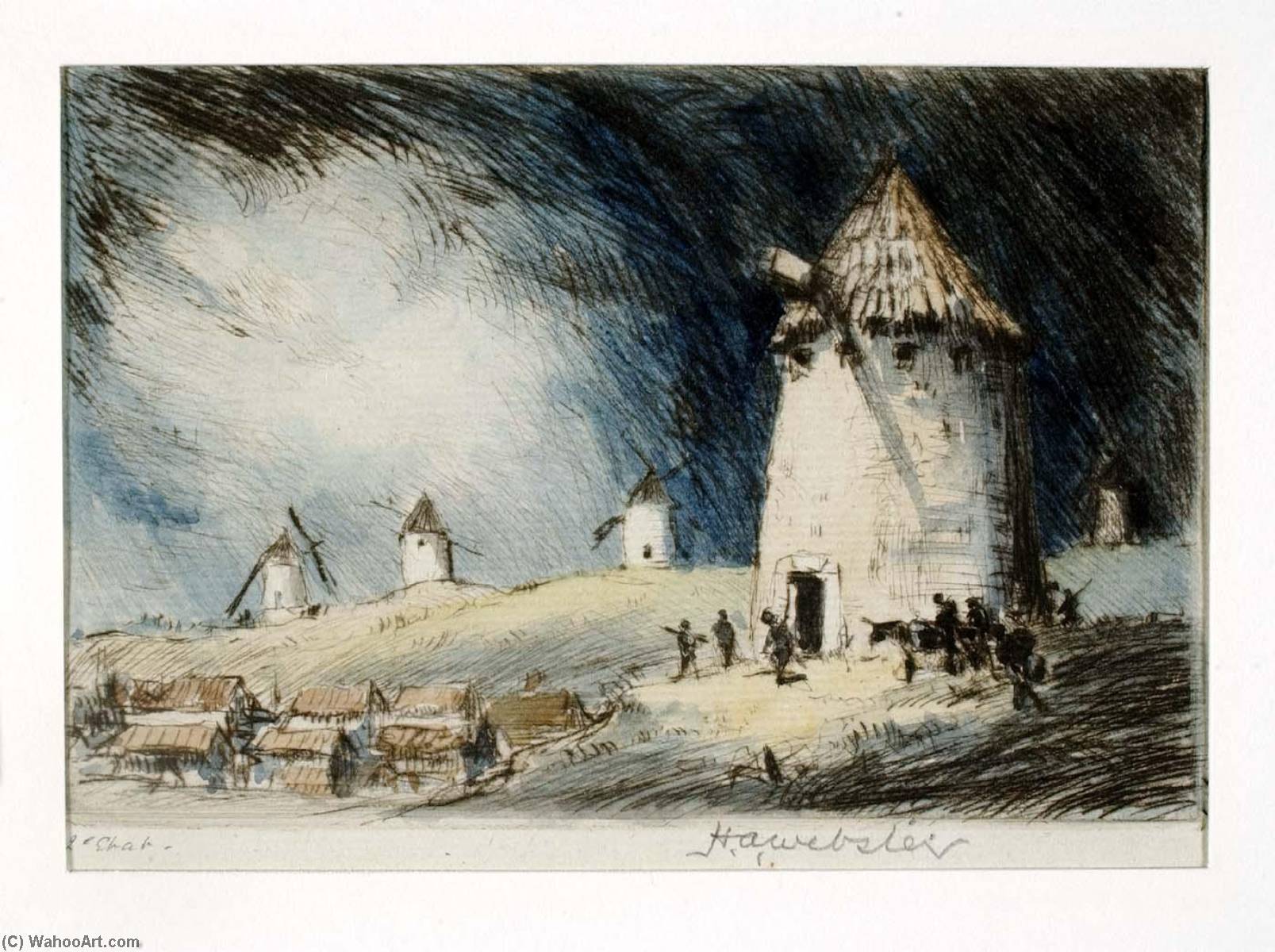 La Sierra De Molinos, Campo De Criptana — Herman Armour Webster