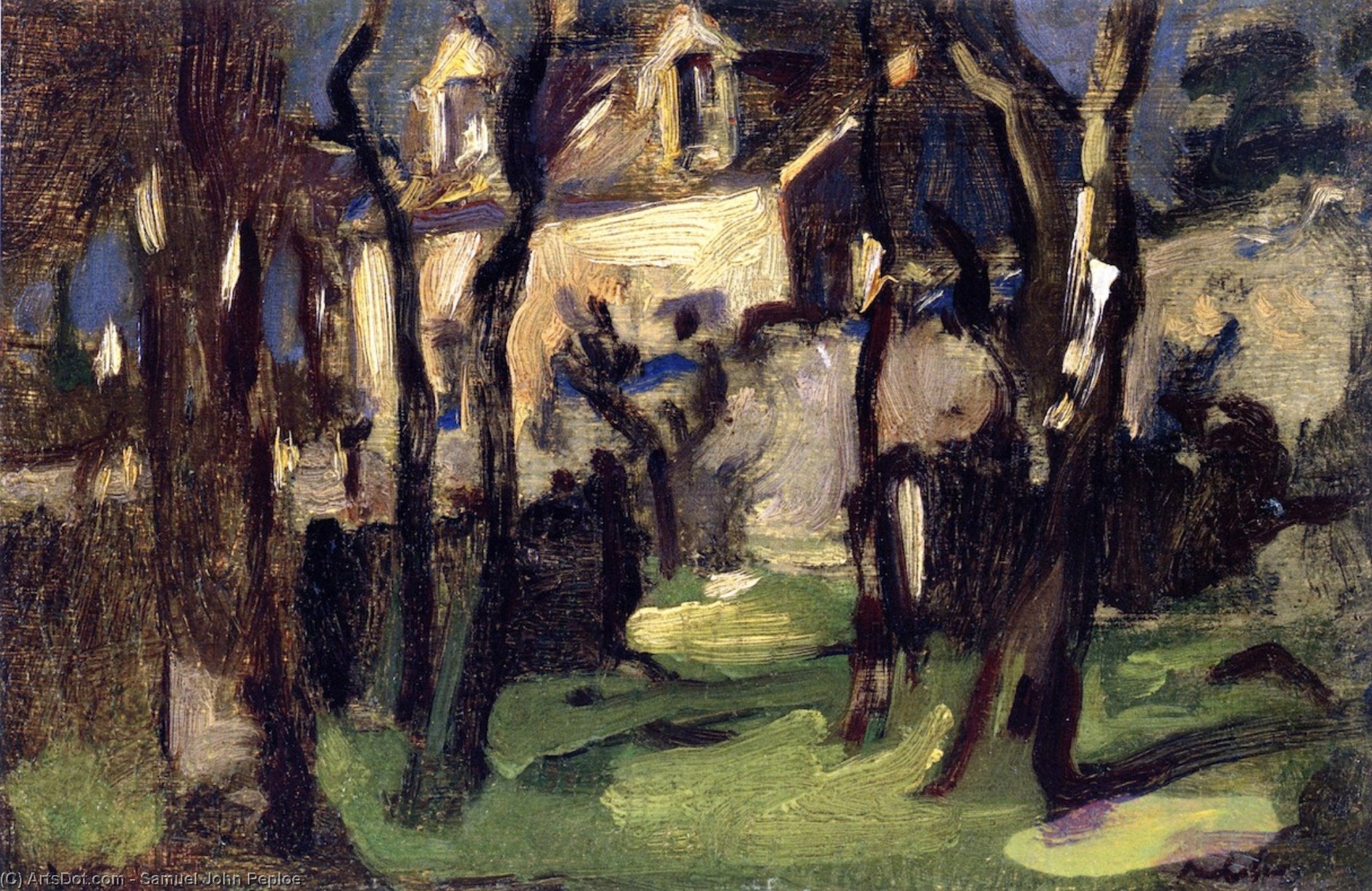 Cottage At Corstorphine — Сэмюэл Джон Пиллой