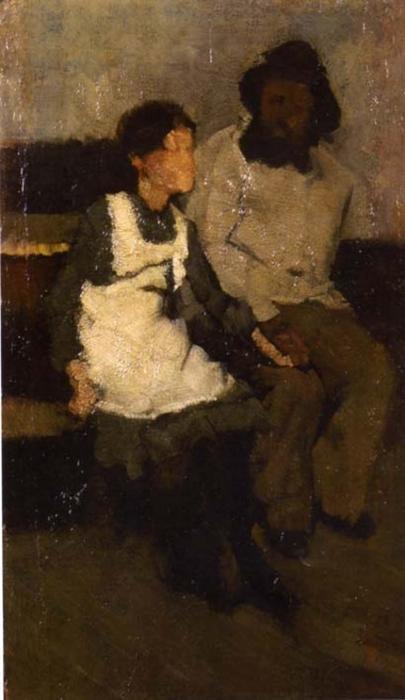 The White Pinny — Frank Bramley