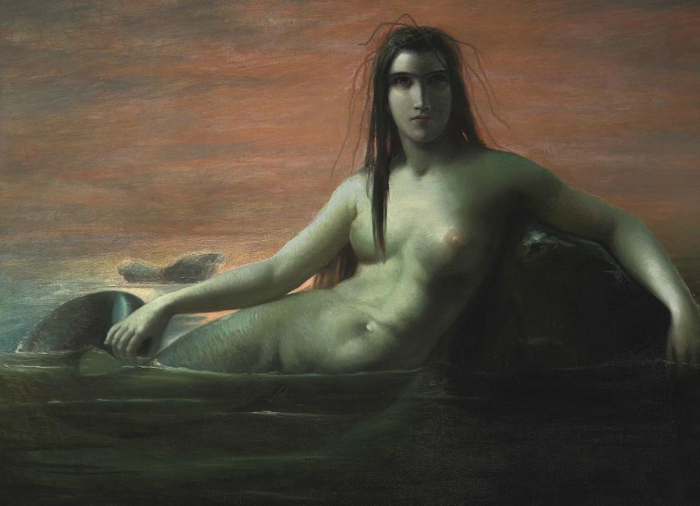 A Mermaid (en Havfrue) — Elisabeth Jerichau-baumann