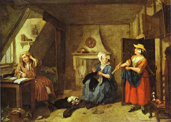 The Distressed Poet — William Hogarth