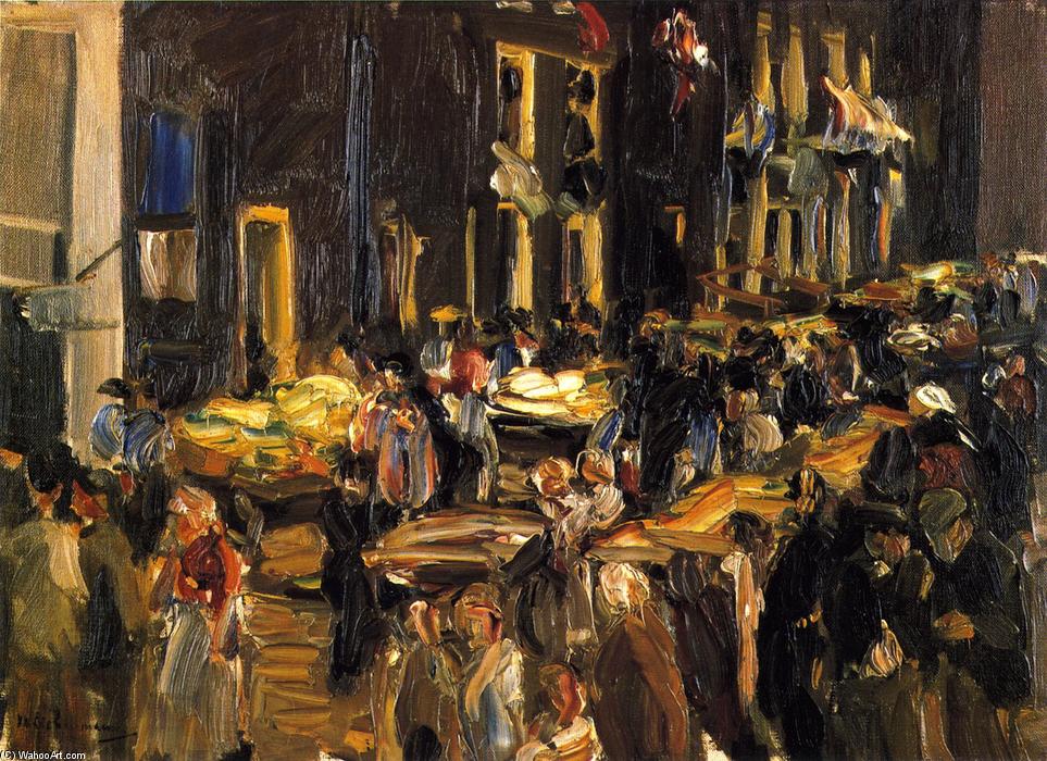 Jewish Quarter In Amsterdam — Max Liebermann