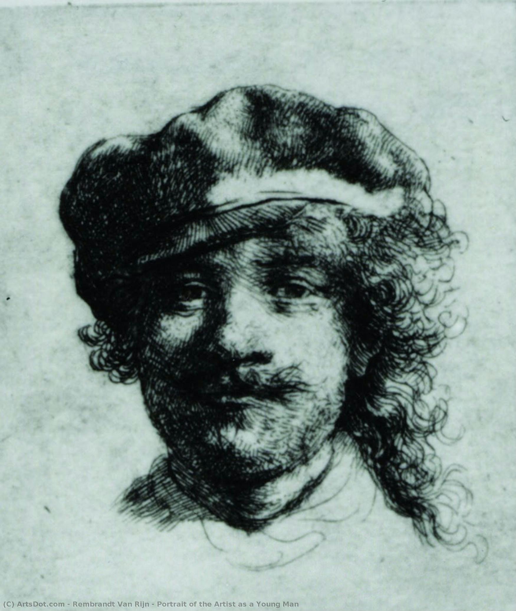 Retrato Del Artista Joven — Rembrandt Van Rijn