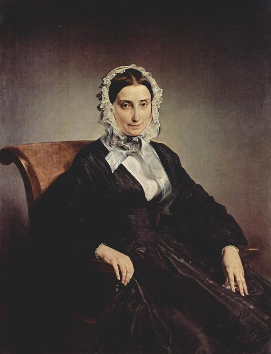 Portrait Of Teresa Borri — Francesco Hayez