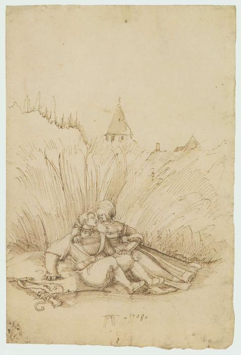 Lovers In A Hay Field — Albrecht Altdorfer