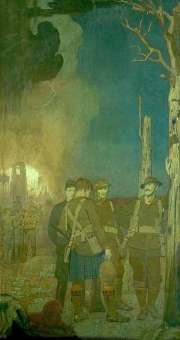 World War Memorial To The Students Of Heanor Grammar School — Frederick Cayley Robinson